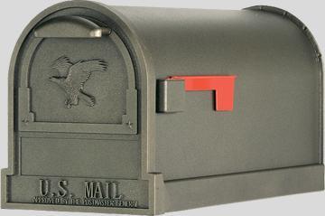 Original US-Mailbox Arlington, bronzefarben