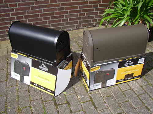 Original US-Mailbox II. Wahl, Serie Arlington, Beispielfoto !!     1 x bronze, 3 x schwarz
